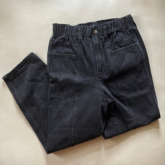 Madewell Pull-on Balloon Jeans in Hobson Wash Paper Bag Edition - Picture 6 of 6